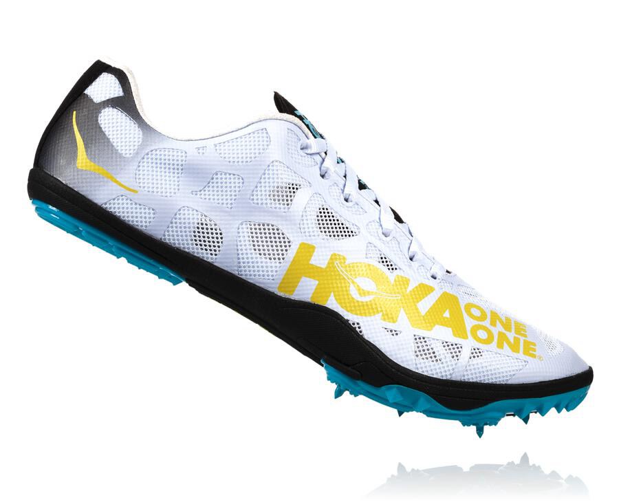 Spikes Atletismo Hoka One One Hombre Blancos - Rocket X - FDCS04981